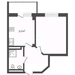 1-к квартира, вторичка, 47м2, 15/21 этаж