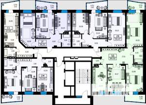 3-к квартира, строящийся дом, 89м2, 11/12 этаж