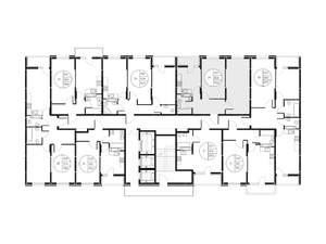 2-к квартира, вторичка, 55м2, 13/25 этаж