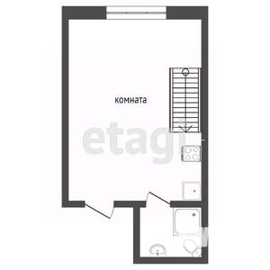 Студия квартира, вторичка, 20м2, 2/9 этаж