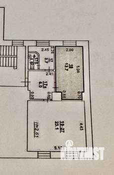 1-к квартира, вторичка, 50м2, 1/5 этаж