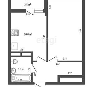 1-к квартира, вторичка, 36м2, 11/25 этаж