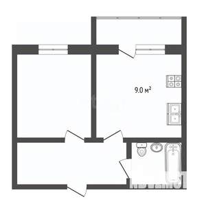 1-к квартира, вторичка, 34м2, 6/20 этаж