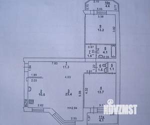 3-к квартира, вторичка, 90м2, 10/10 этаж