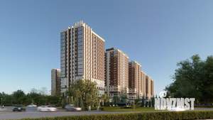 2-к квартира, строящийся дом, 41м2, 2/25 этаж