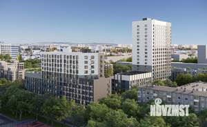 2-к квартира, строящийся дом, 71м2, 4/12 этаж