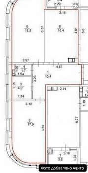 1-к квартира, вторичка, 35м2, 2/24 этаж
