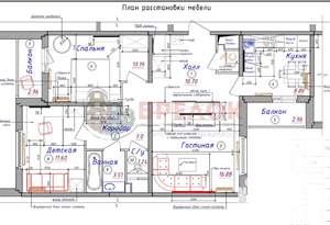 3-к квартира, вторичка, 80м2, 13/19 этаж