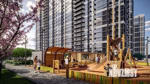 1-к квартира, строящийся дом, 30м2, 1/24 этаж