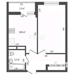 1-к квартира, вторичка, 32м2, 11/25 этаж
