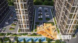 1-к квартира, строящийся дом, 37м2, 6/24 этаж