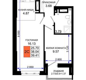 1-к квартира, вторичка, 39м2, 14/25 этаж