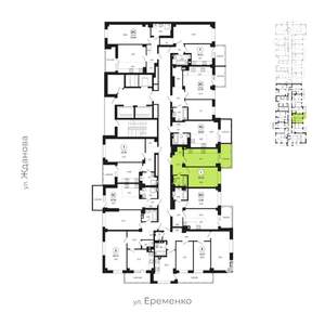 1-к квартира, вторичка, 40м2, 11/24 этаж