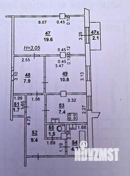 2-к квартира, вторичка, 62м2, 5/6 этаж