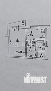 1-к квартира, вторичка, 41м2, 1/9 этаж