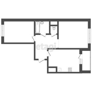 2-к квартира, вторичка, 55м2, 13/14 этаж