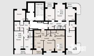 1-к квартира, вторичка, 43м2, 8/8 этаж