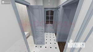 2-к квартира, вторичка, 54м2, 1/25 этаж