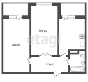 2-к квартира, вторичка, 59м2, 13/24 этаж