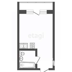 Студия квартира, вторичка, 20м2, 15/22 этаж