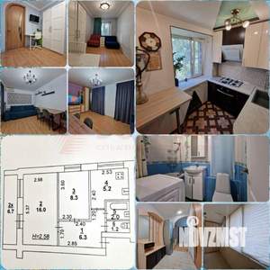 2-к квартира, вторичка, 45м2, 1/9 этаж