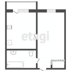 1-к квартира, вторичка, 33м2, 1/23 этаж