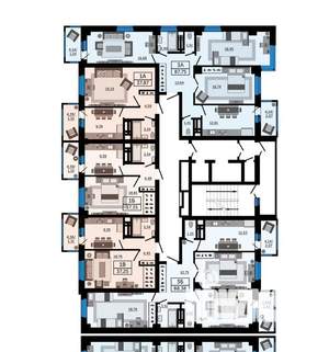 3-к квартира, вторичка, 88м2, 12/24 этаж