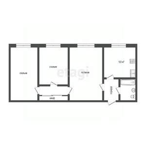 3-к квартира, вторичка, 82м2, 7/9 этаж