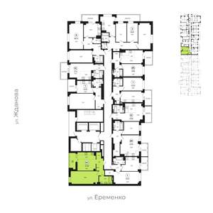 2-к квартира, вторичка, 52м2, 8/24 этаж