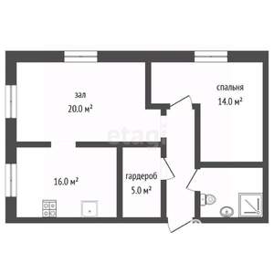 2-к квартира, вторичка, 70м2, 5/23 этаж