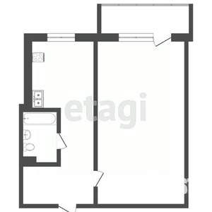 1-к квартира, вторичка, 30м2, 1/9 этаж