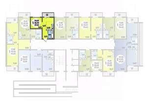 Студия квартира, строящийся дом, 28м2, 12/16 этаж