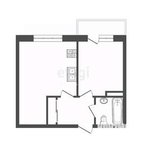 1-к квартира, вторичка, 36м2, 6/20 этаж