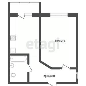 1-к квартира, вторичка, 36м2, 6/18 этаж