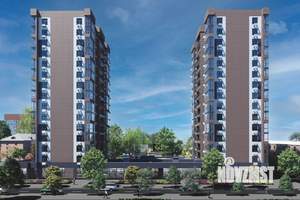 2-к квартира, строящийся дом, 44м2, 10/15 этаж
