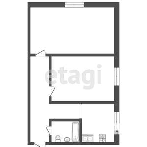 2-к квартира, вторичка, 48м2, 4/5 этаж
