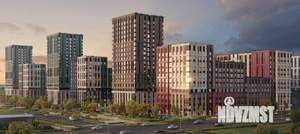 2-к квартира, строящийся дом, 64м2, 18/20 этаж