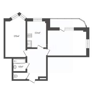 3-к квартира, вторичка, 81м2, 12/24 этаж