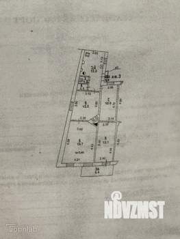 4-к квартира, вторичка, 68м2, 2/2 этаж