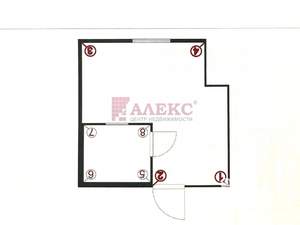 Студия квартира, вторичка, 16м2, 1/10 этаж