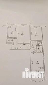 3-к квартира, вторичка, 63м2, 4/9 этаж