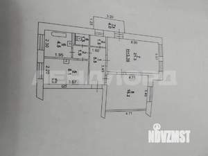 2-к квартира, вторичка, 61м2, 5/5 этаж