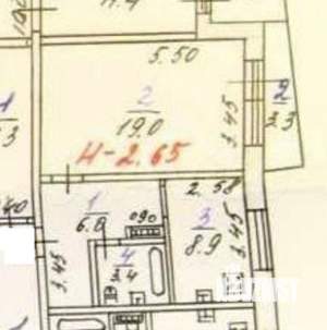 1-к квартира, вторичка, 40м2, 7/9 этаж