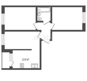 3-к квартира, вторичка, 67м2, 8/10 этаж