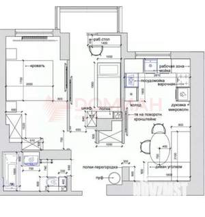 3-к квартира, вторичка, 55м2, 4/24 этаж