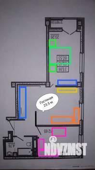 3-к квартира, вторичка, 61м2, 7/10 этаж