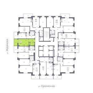 1-к квартира, вторичка, 25м2, 8/24 этаж