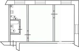 2-к квартира, вторичка, 38м2, 2/3 этаж