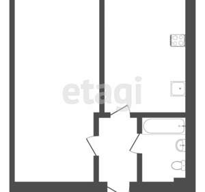1-к квартира, вторичка, 30м2, 1/5 этаж