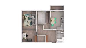 3-к квартира, вторичка, 80м2, 9/15 этаж